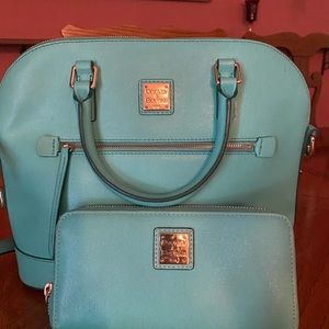 Saffiano Domed Zip Satchel